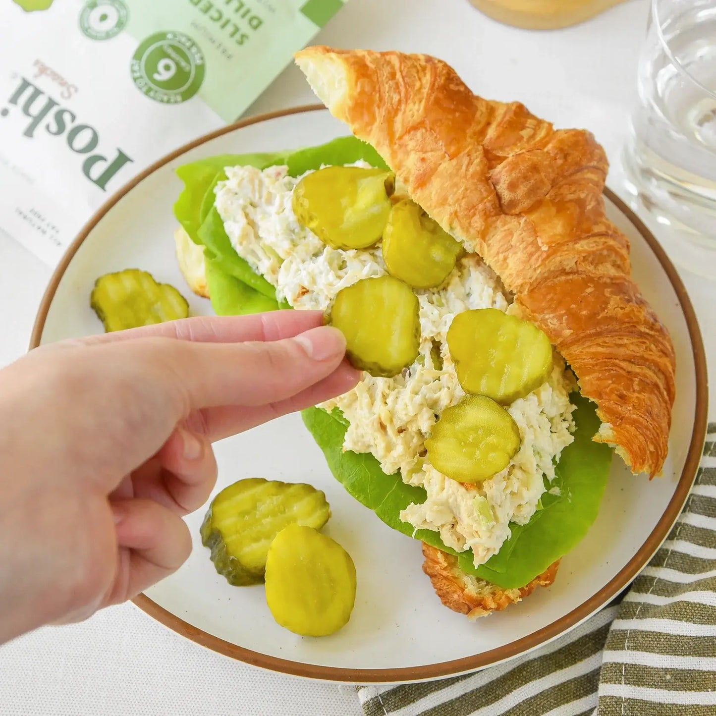 POSHI - Sliced Kosher Dill Pickles 2 oz