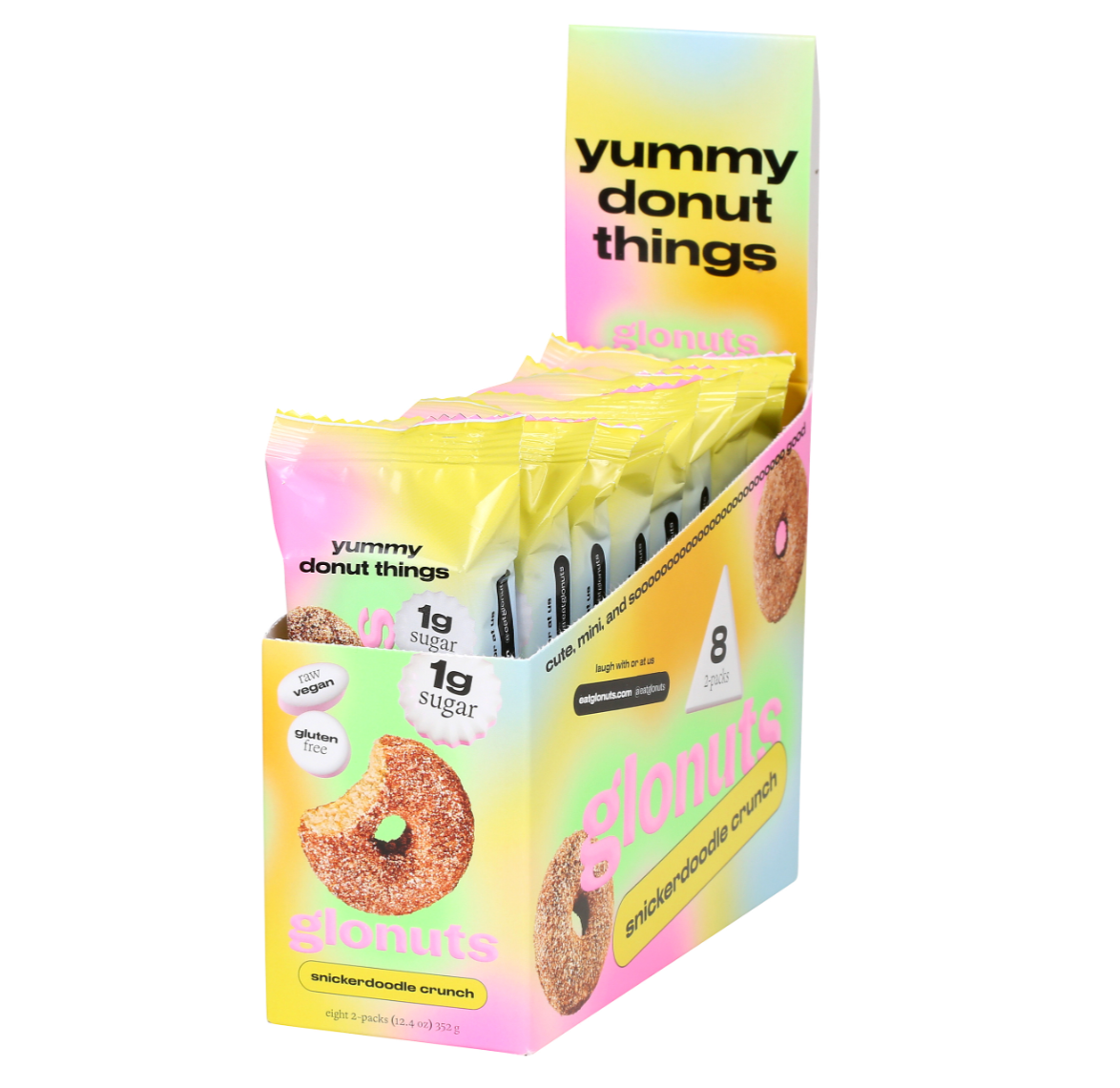 Snickerdoodle mini-donuts - gf, v, low sugar (refrigerated)