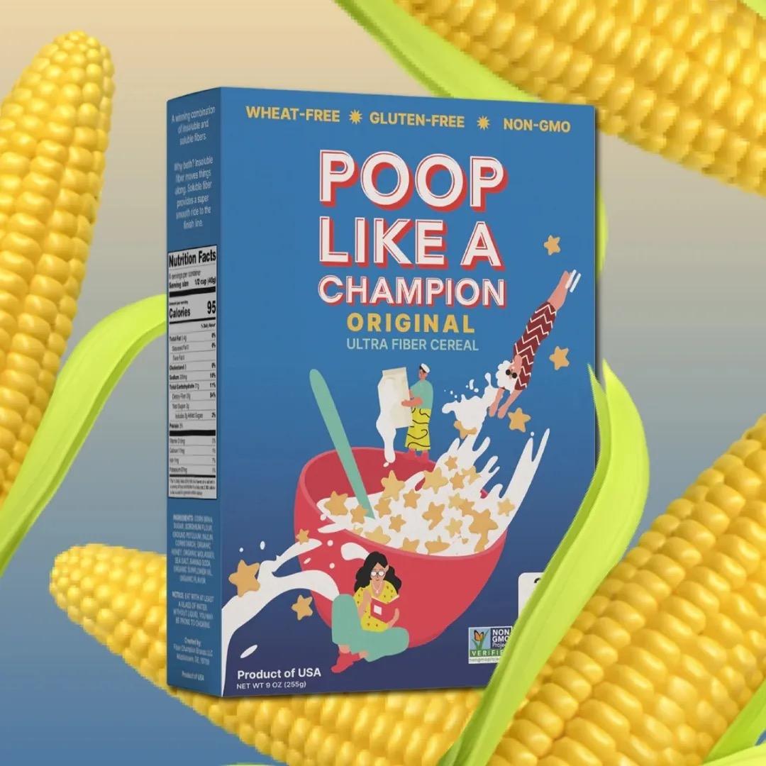Poop like a Champion Original Ultra Fiber Cereal (10.2oz)