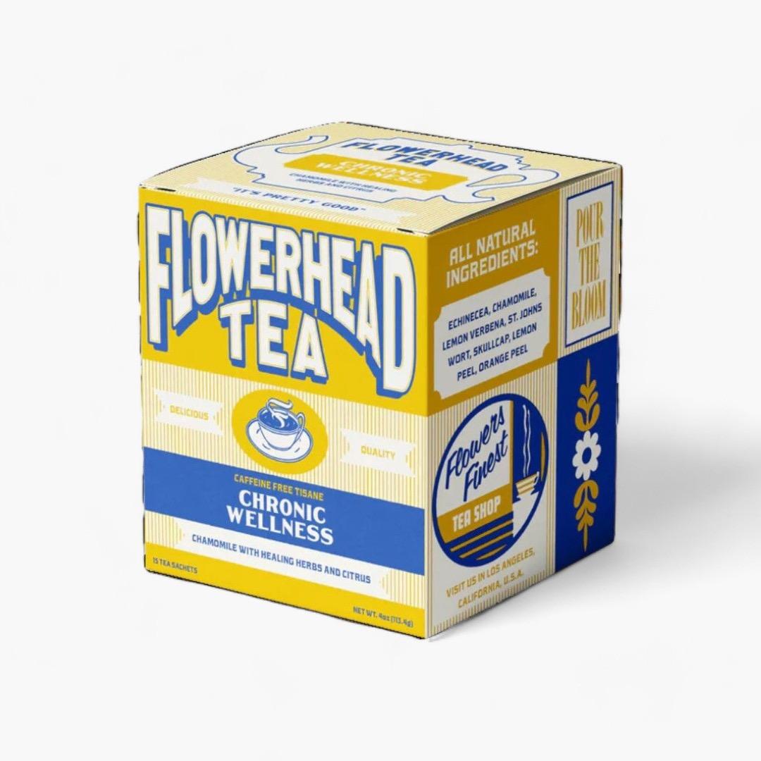 Flowerhead Tea Chronic Wellness Tea Bags
