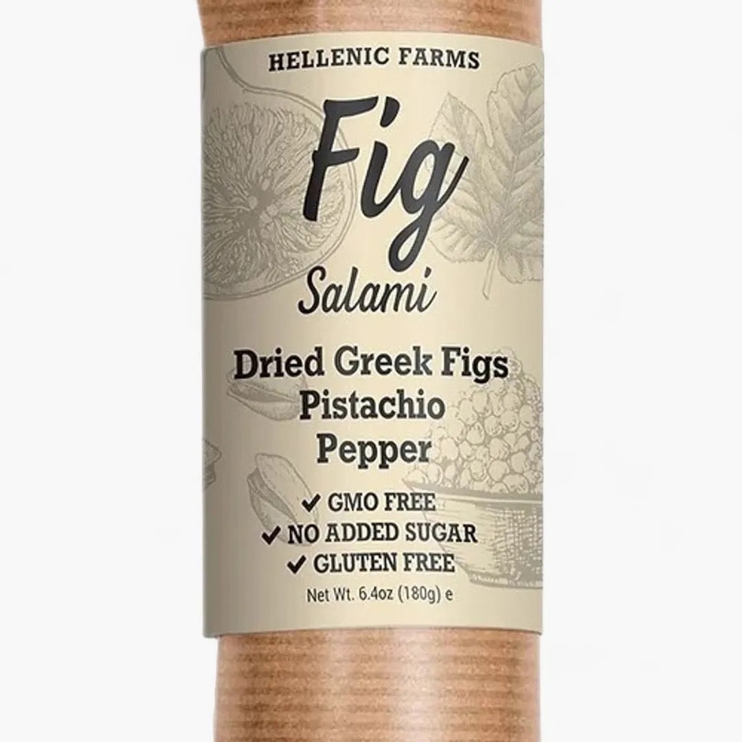 Plant-Based Fig Salami with Pistachio & Pepper