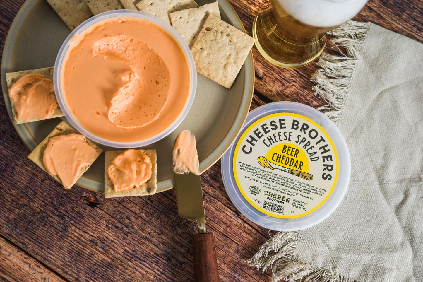 Cheese Brothers Beer Cheddar Spread