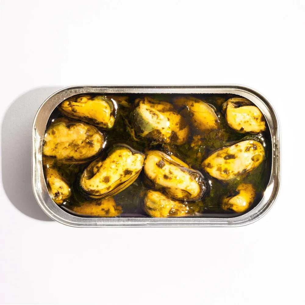 Fishwife Mussels in Basil Pesto