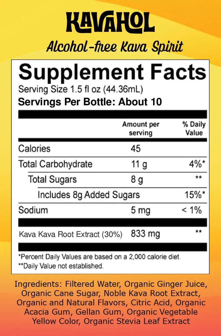 KAVAHOL - Alcohol-free Kava Spirit
