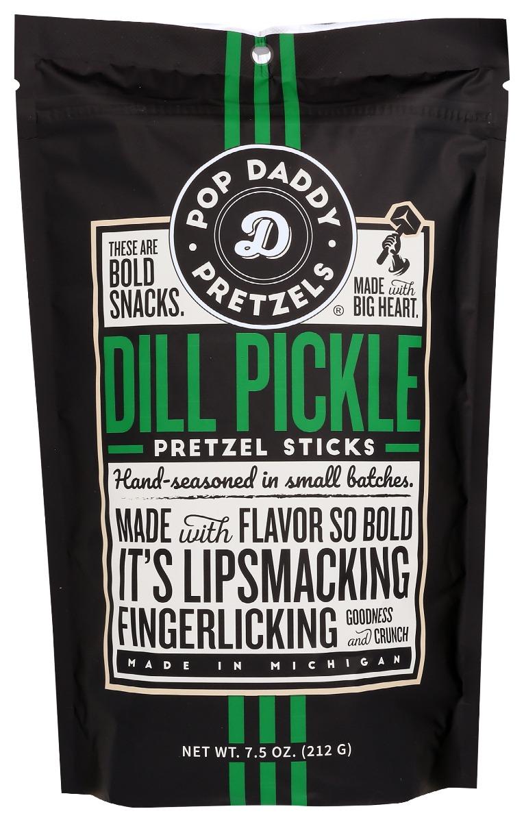 Pop Daddy Dill Pickle Pretzel Stick