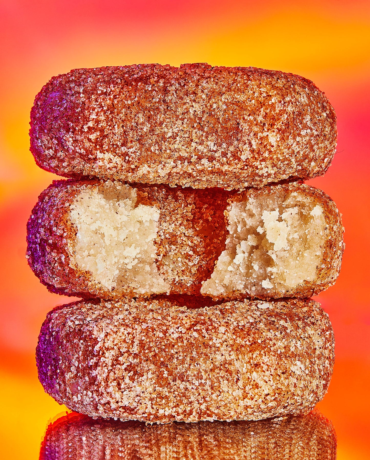 Snickerdoodle mini-donuts - gf, v, low sugar (refrigerated)