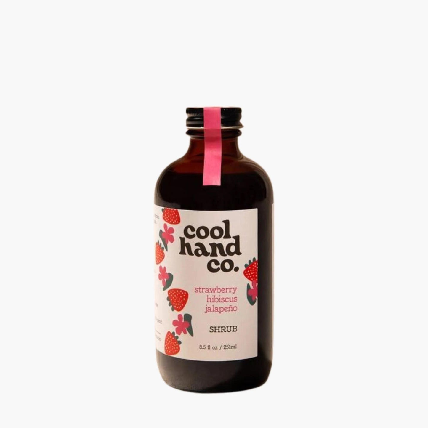 Cool Hand Co Strawberry Hibiscus Jalapeno Shrub