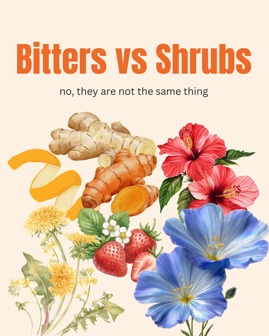 bitters vs shrubs