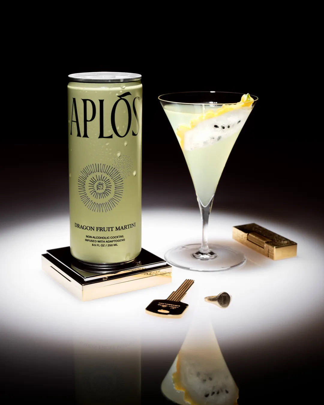 Aplós Dragon Fruit Functional Non-Alcoholic Martini
