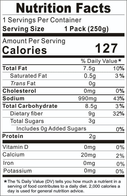 Sichuan Konjac Noodles -Low Carb & Low Calories 8.82 oz