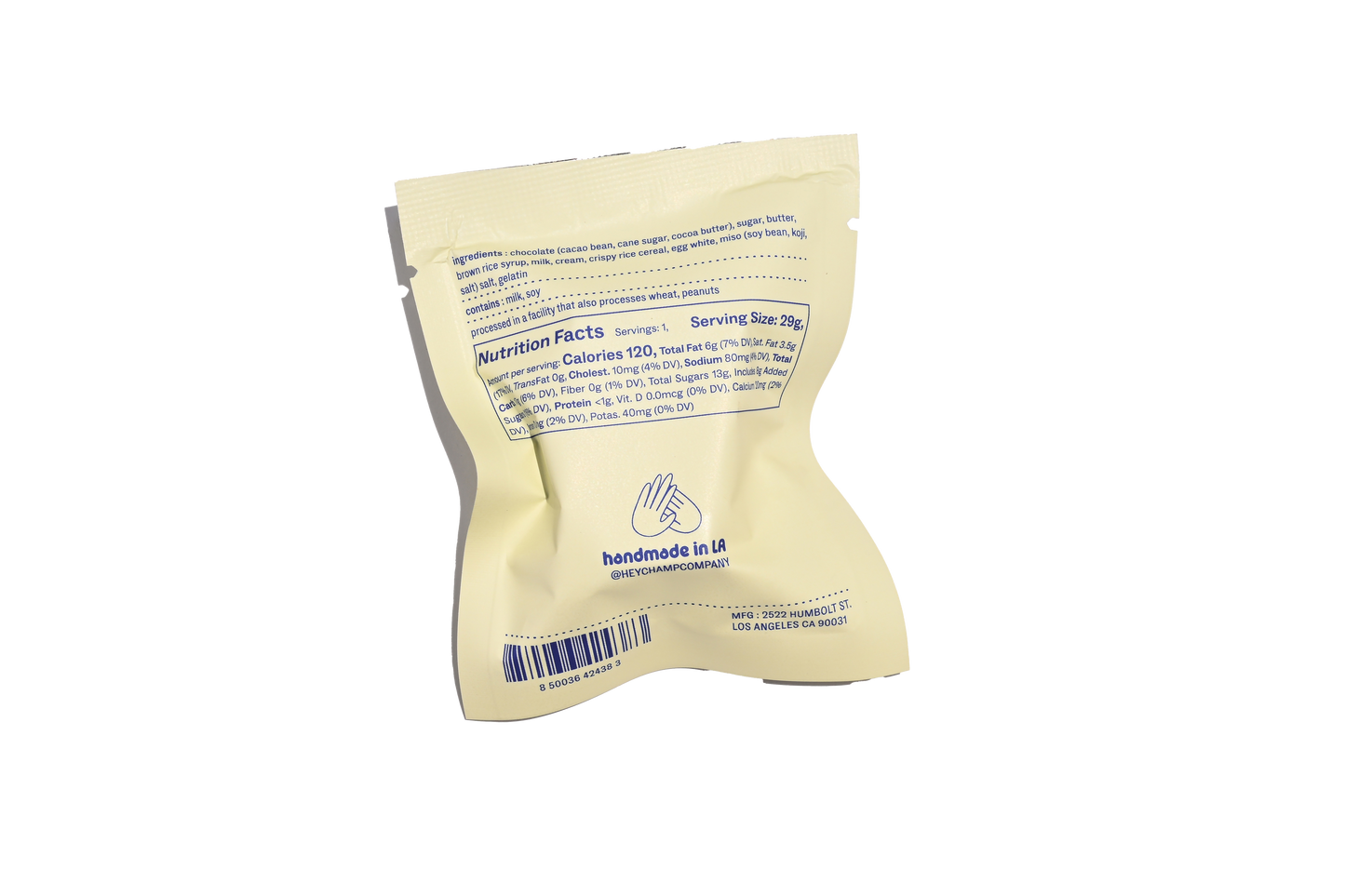 Hey Champ MISO brown butter rice krispie