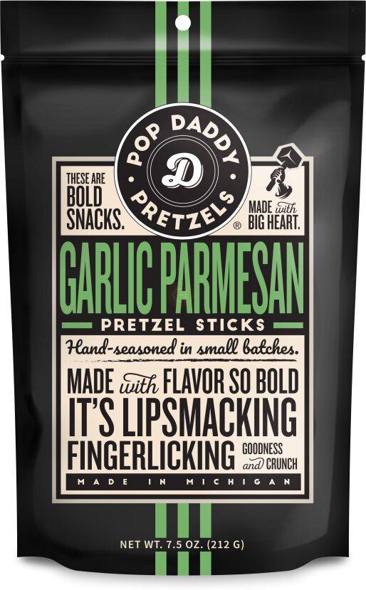 Pop Daddy Garlic Parmesan Pretzel Sticks