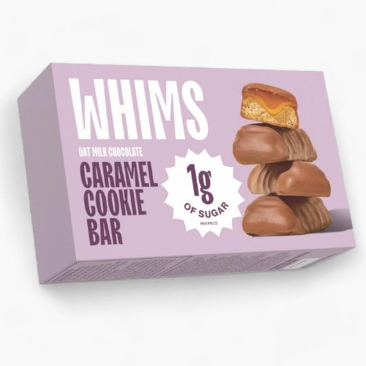 Whims Oat Milk Chocolate Caramel Cookie Bars - 2PC Box