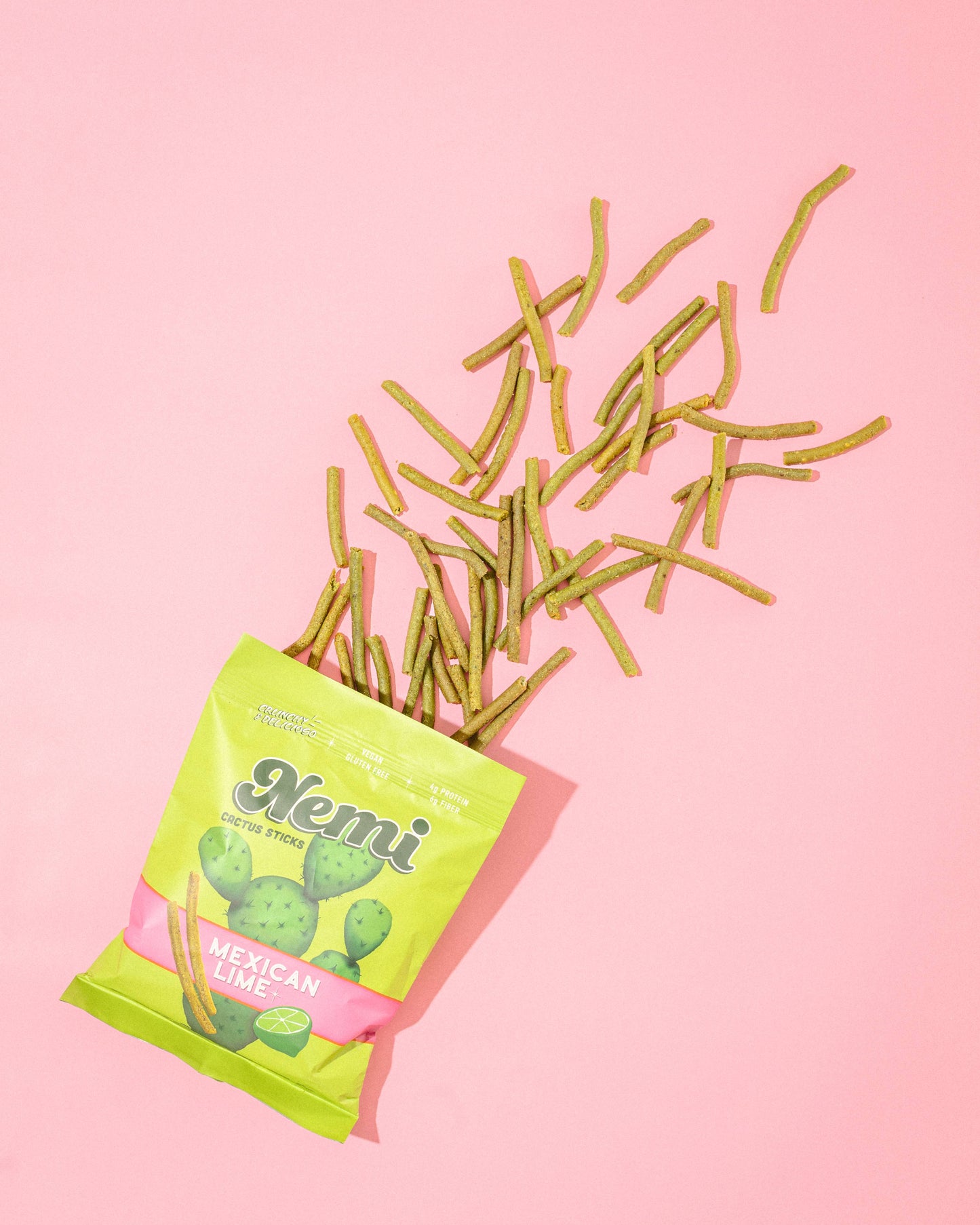 Mexican Lime - Crunchy Nopales Cactus Nemi Snacks