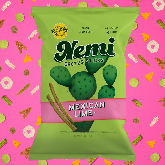 Mexican Lime - Crunchy Nopales Cactus Nemi Snacks