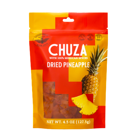 CHUZA | Dried Pineapple | Chili-Seasoned Tropical Snack