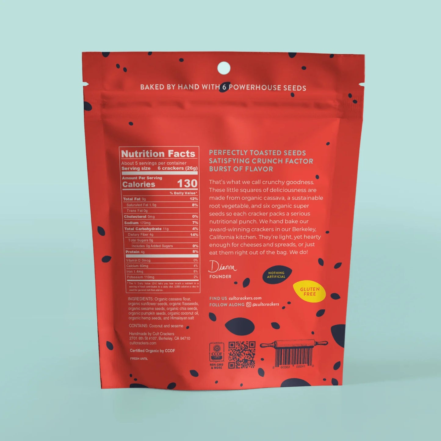 Cult Crackers Crunchy Cassava