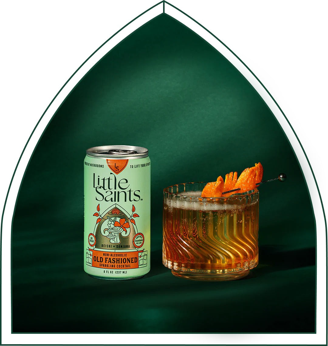 Little Saints Old Fashioned Sparkling Non-Alcoholic Cocktail