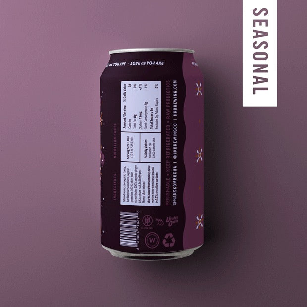 Han's Kombucha Plum As You Are – Plum Ginger Kombucha