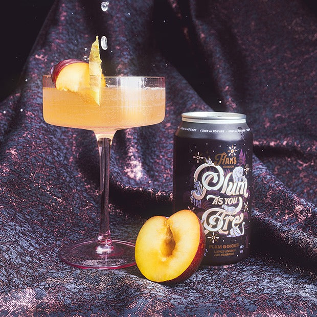 Han's Kombucha Plum As You Are – Plum Ginger Kombucha