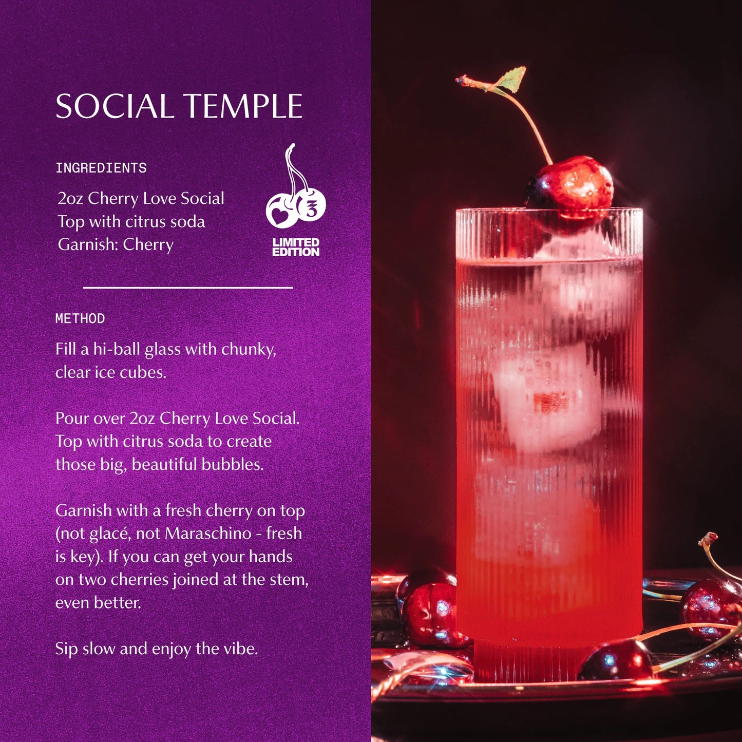 Three Spirit Cherry Love Social XXX