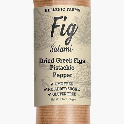 Plant-Based Fig Salami with Pistachio & Pepper