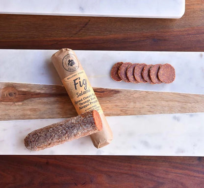 Plant-Based Fig Salami with Pistachio & Pepper