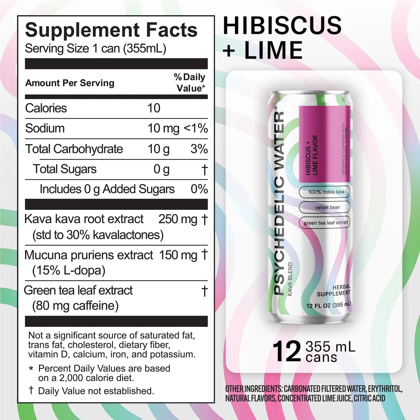 Psych h2o Hibiscus + Lime