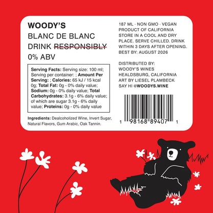 Mini Woody's Sparkling Blanc de Blanc