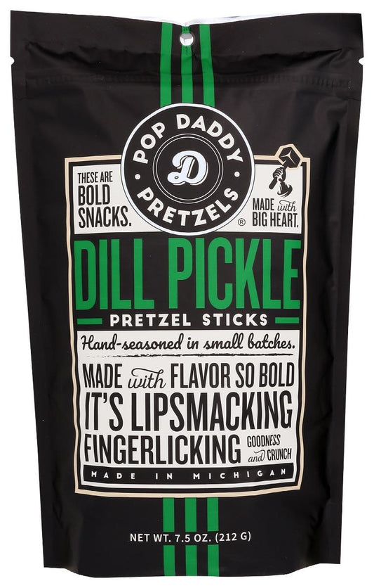 Pop Daddy Dill Pickle Pretzel Stick