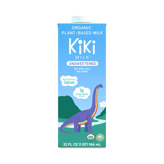 Kiki Milk, Organic Plant-Based Milk, Unsweetened , 32 Fl Oz (946 Ml)