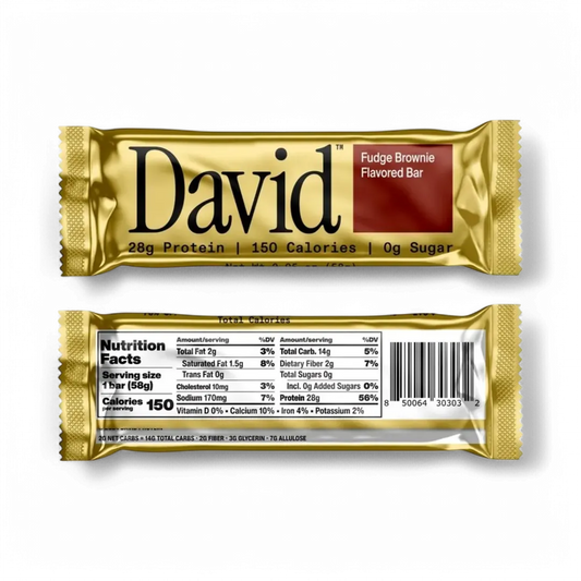 David Protein Bar, Fudge Brownie