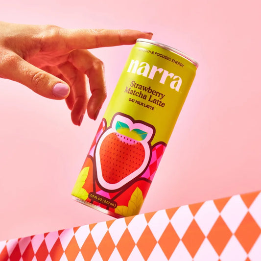 Narra Strawberry Matcha Oat Latte